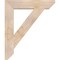 Ekena Millwork Traditional Slat Smooth Bracket, Douglas Fir, 5 1/2"W x 32"D x 38"H BKT06X32X38TRA06SDF - alternate 2